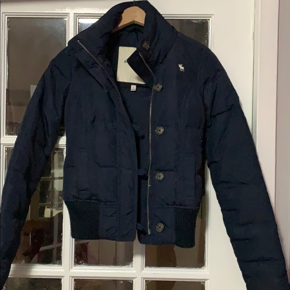Abercrombie baby puffer jacket in size small